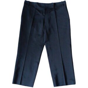 Hugo Boss "Taruna" Cropped Polished Cotton Blend Sateen Pant- Sz. 12